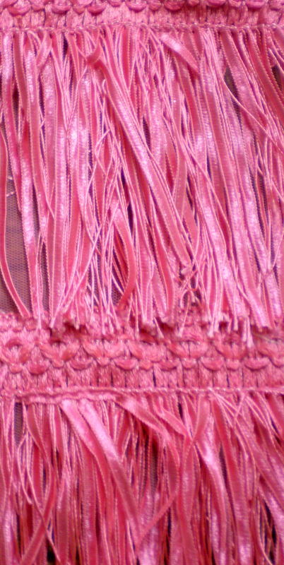 8.Fuchsia Fringe Fabric